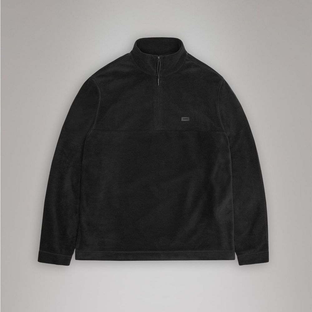 Rains Addis Fleece Half Zip‎ black size Medium nwt
